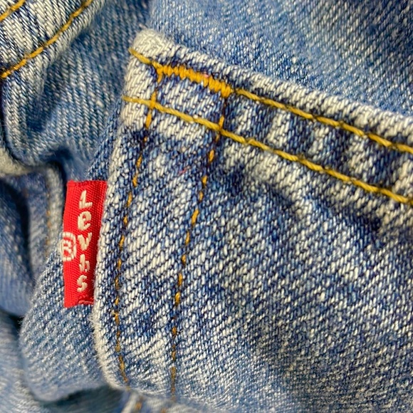 Levi’s 505 Men’s Blue Straight Fit Levis Strauss Regular Jeans Size 38X30 - Picture 12 of 16